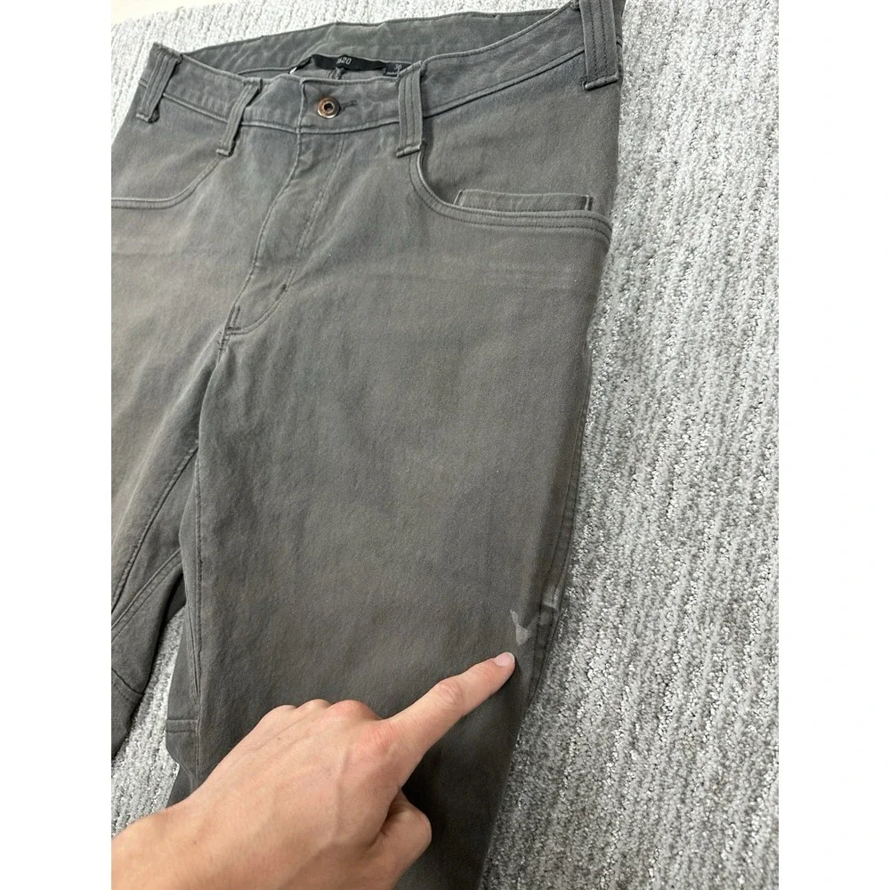 1620 Foundation Pant Men 36x31 Canvas Granite Gray Cordura Workwear Made in USA